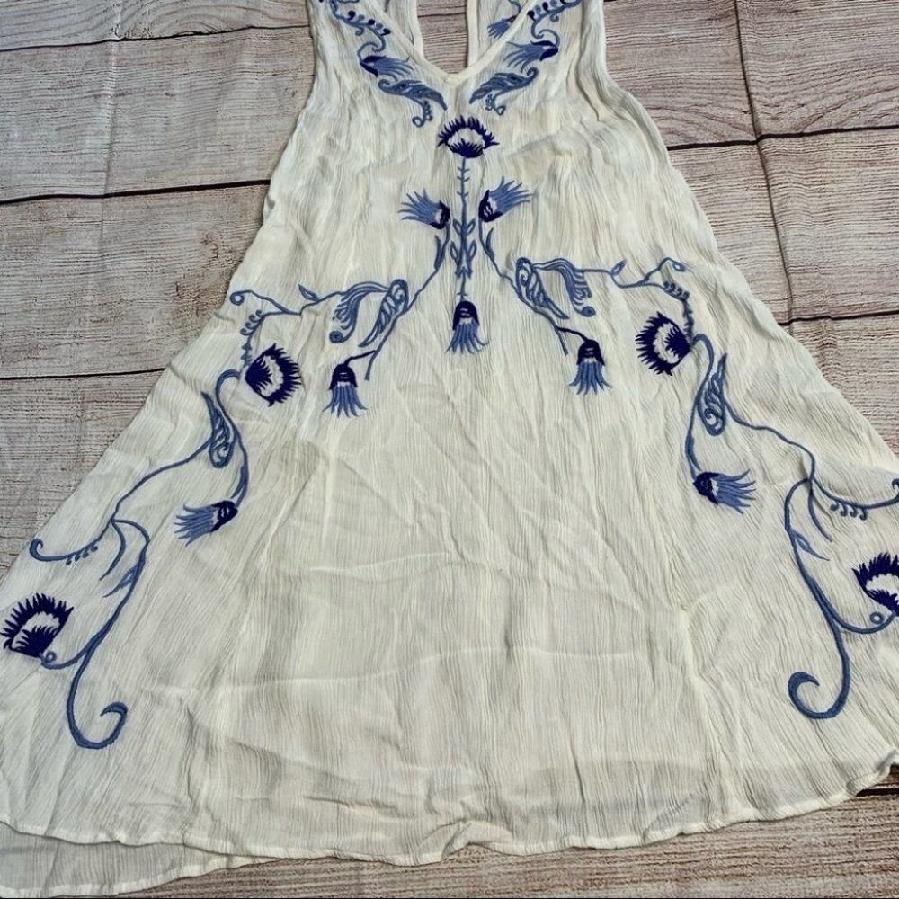 Free People White Adelaide Festival Slip Dress Size Xs - Picture 5 of 13